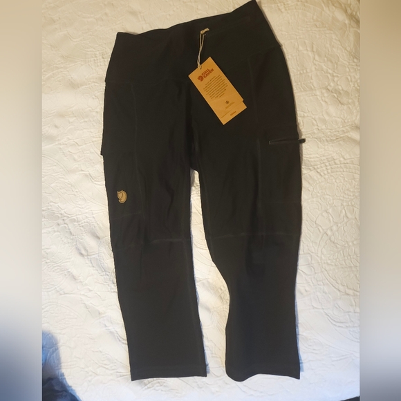 Fjällräven Pants - black Fjällräven Abisko Trekking Tights